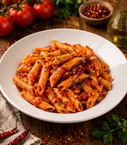 Arrabbiata Soslu Makarna